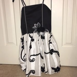 Black and white dress
